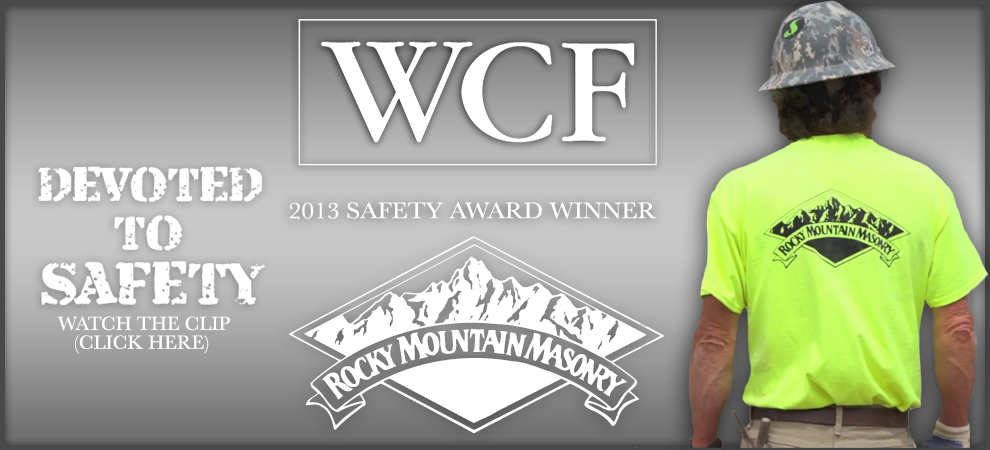 2013 WCF SAFETY AWARD WINNER
